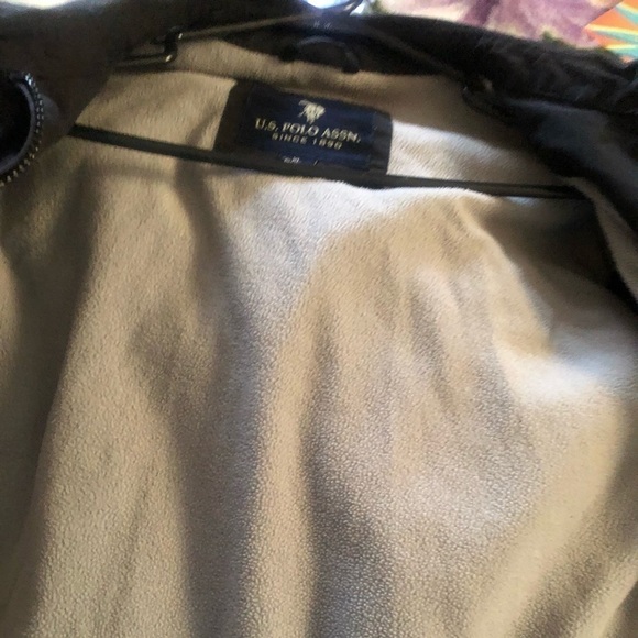 - POLO RALPH LAUREN XL Men's Oilcloth Waterproof Black Patina Bomber Jacket - Picture 6 of 6